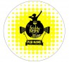 DJ - friday night glass slide design